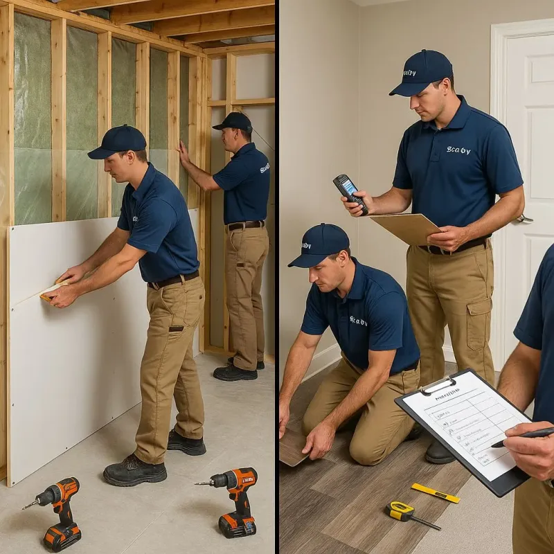 Repairs and Reconstruction process in Russell, KY